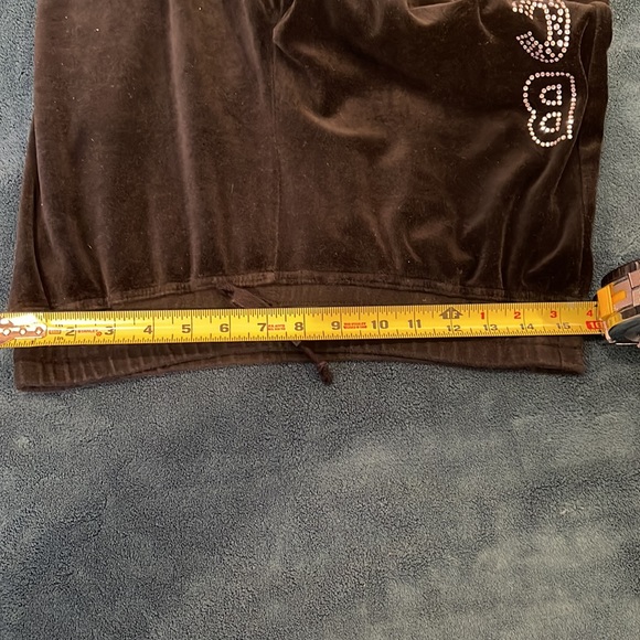 BCBGMAXAZRIA Black Velvet Velour Jogging Pants - Picture 6 of 6